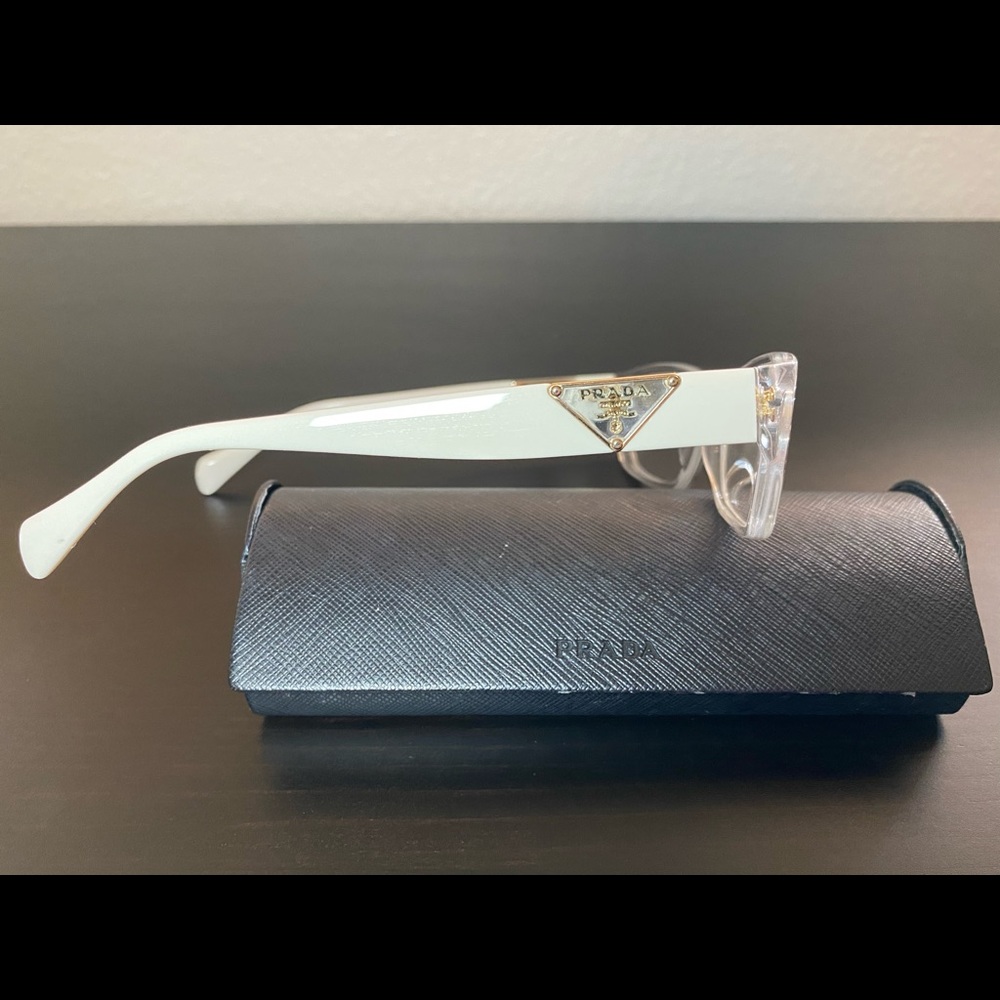 Prada Clear / White Prescription Frames